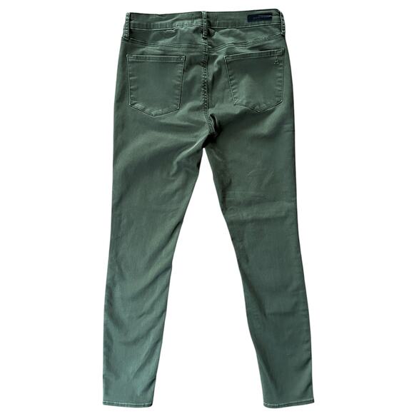 Articles of Society Mid-Rise Stretch Green Skinny Jeans Women's 29X29 - Picture 5 of 9
